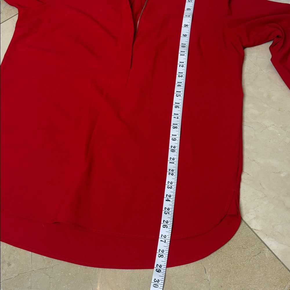 ⭐️ Hilary Radley Vibrant Red Blouse- size medium - Picture 5 of 10